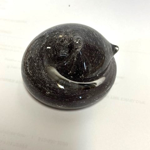 Memorial Sleeping Cat with Infused Cremation Ash